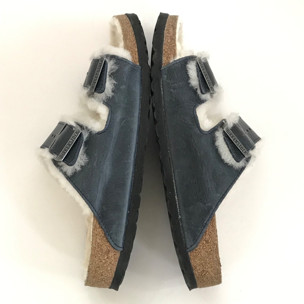 BIRKENSTOCK Arizona Sandals Shearling Women’s Size 9 - Picture 9 of 16